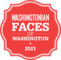 Logo Recognizing Greenspun Shapiro Ginsberg & Yang PC's affiliation with Face of Washington 2021